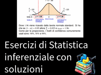 esercizi statistica inferenziale con soluzioni