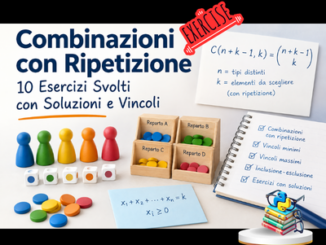 Combinazioni con Ripetizione - 10 Esercizi Svolti con Soluzioni e Vincoli